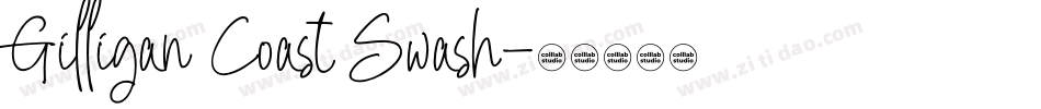 Gilligan Coast Swash字体转换